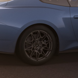 Disk iz lahke zlitine 19" zadaj, 10-kraki dizajn, Carbonized Grey